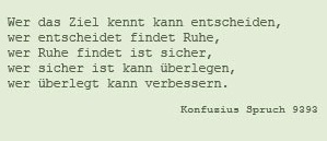Spruch von Konfusius